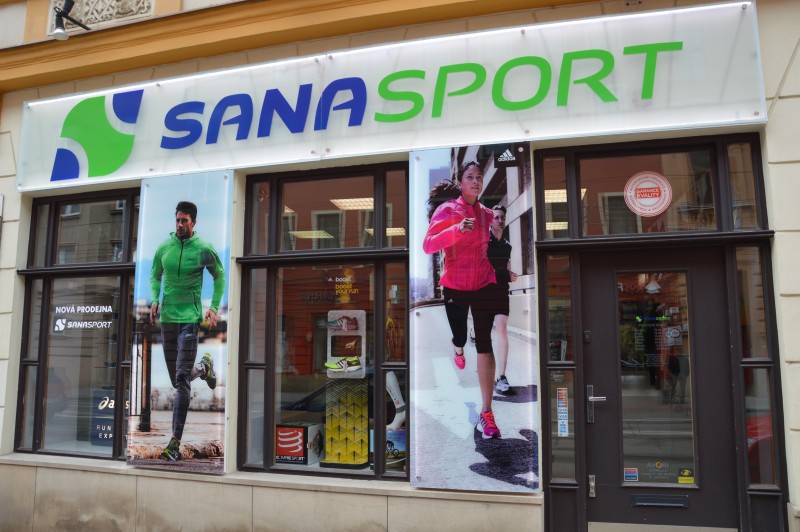 Prodejna Sanasport v Brně