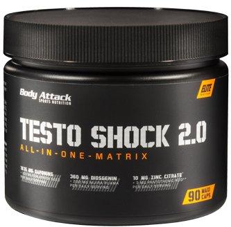 Body Attack Testo Shock 2.0 90 kapslí