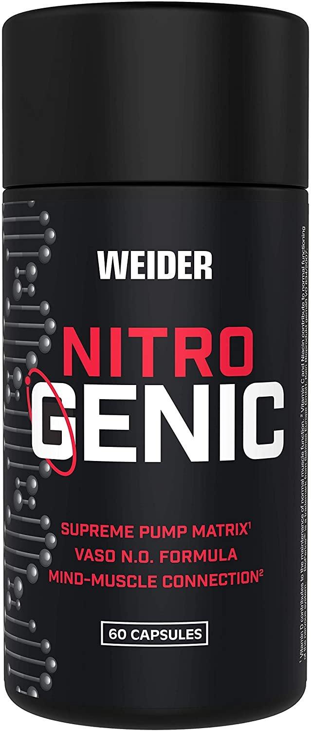Weider Nitro Genic 60 kapslí, nestimulační NO směs s vitaminy D3, C