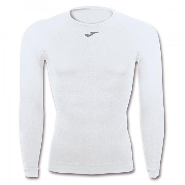 Joma Brama Classic Seamless T-Shirt White L/S S-M