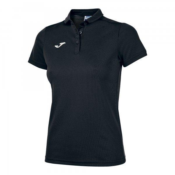 Joma Hobby Women Polo Shirt Black S/S L