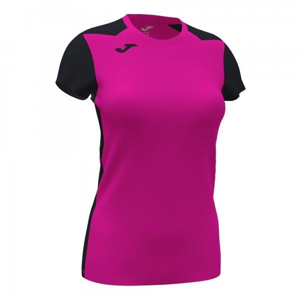 Joma Record II Short Sleeve T-Shirt Fluor Pink Black S