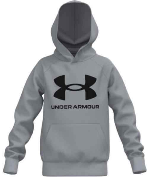 Under Armour RIVAL FLEECE HOODIE-GRY S