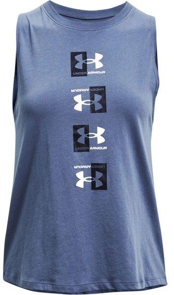 Under Armour Live Repeat Muscle Tank-BLU XS