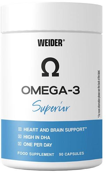 Weider Omega-3 Superior 90 kapslí, rybí olej bohatý na omega 3 mastné kyseliny