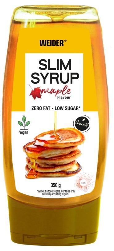 Weider Slim Syrup Maple 350 g, javorový sirup