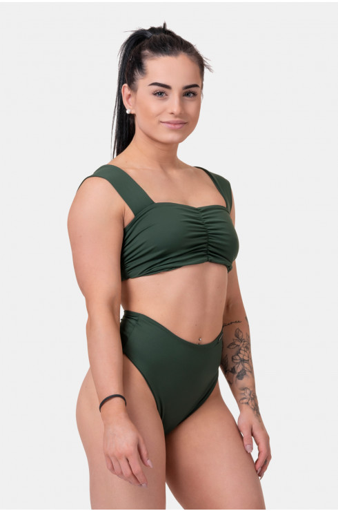Nebbia Miami Retro Bikini vrchní díl 553 zelená