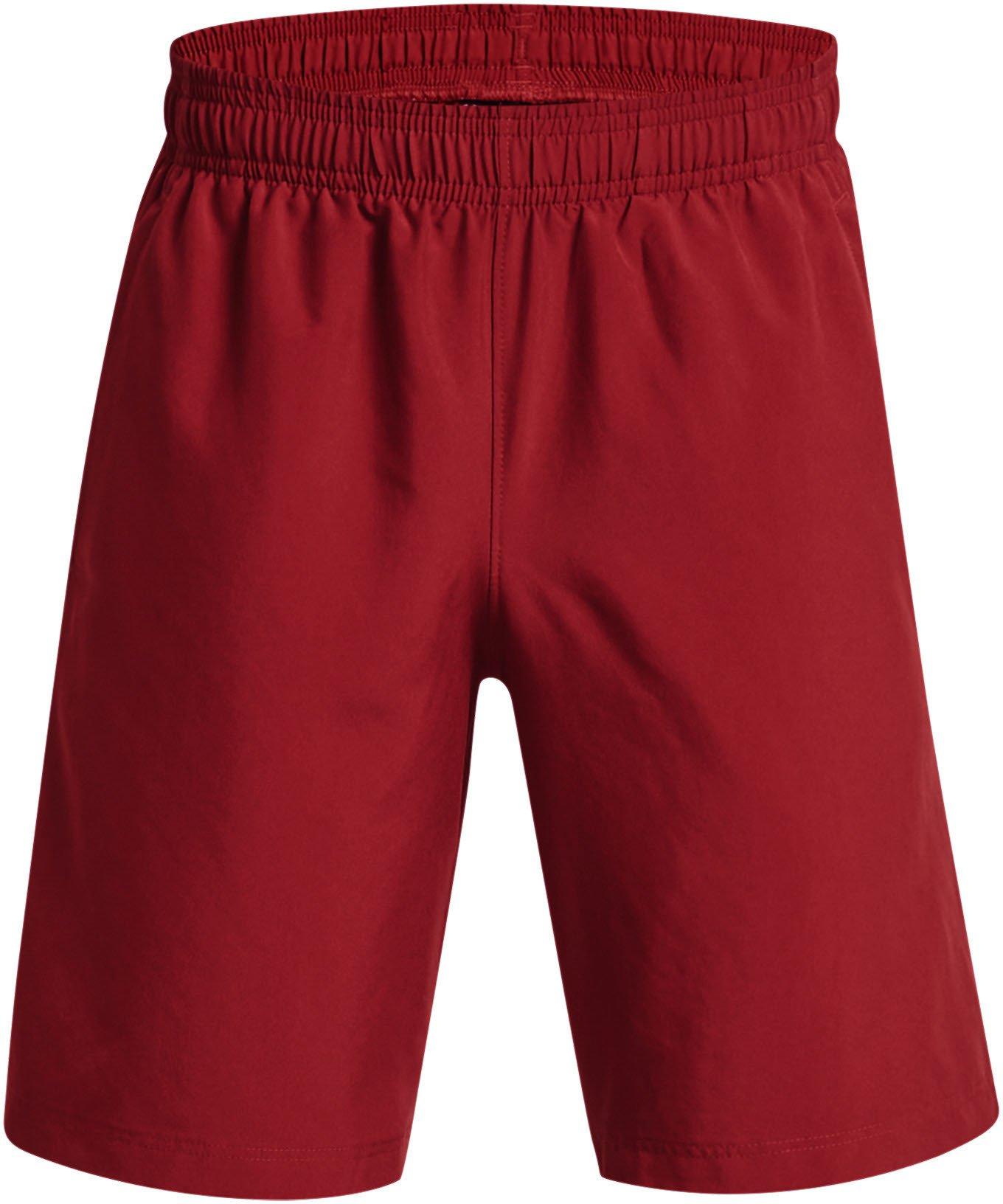 Under Armour Woven Graphic Shorts-RED L