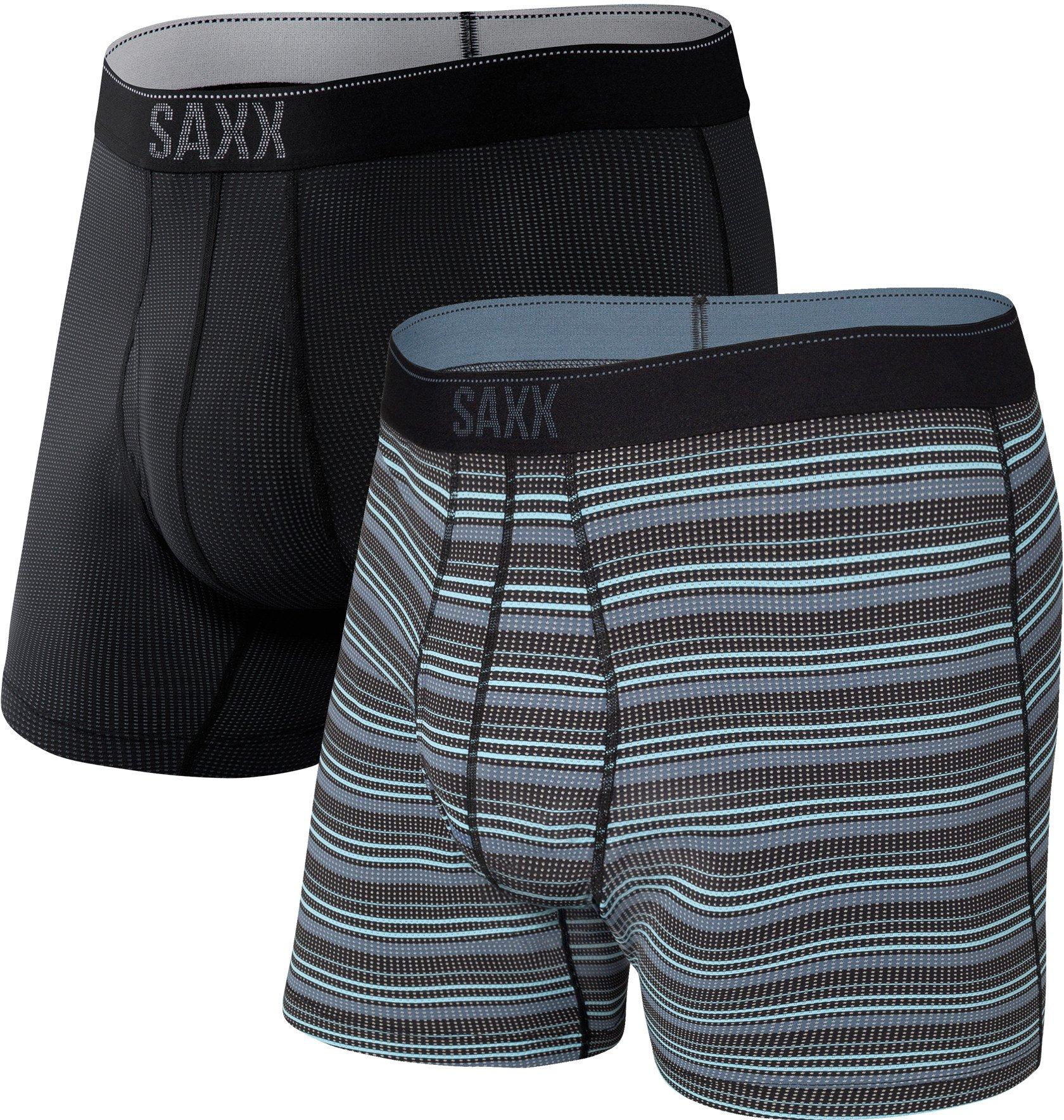 Saxx Quest Quick Dry Mesh Boxer Brief Fly 2Pk S