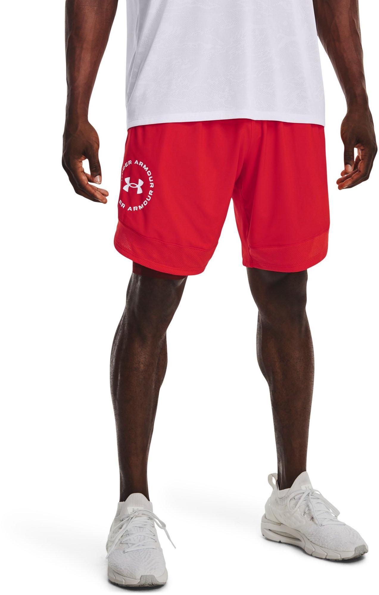 Under Armour Train Stretch Graphic Sts-RED S