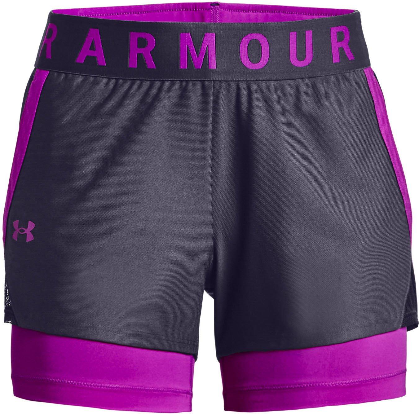 Under Armour Play Up 2-in-1 Shorts -GRY M