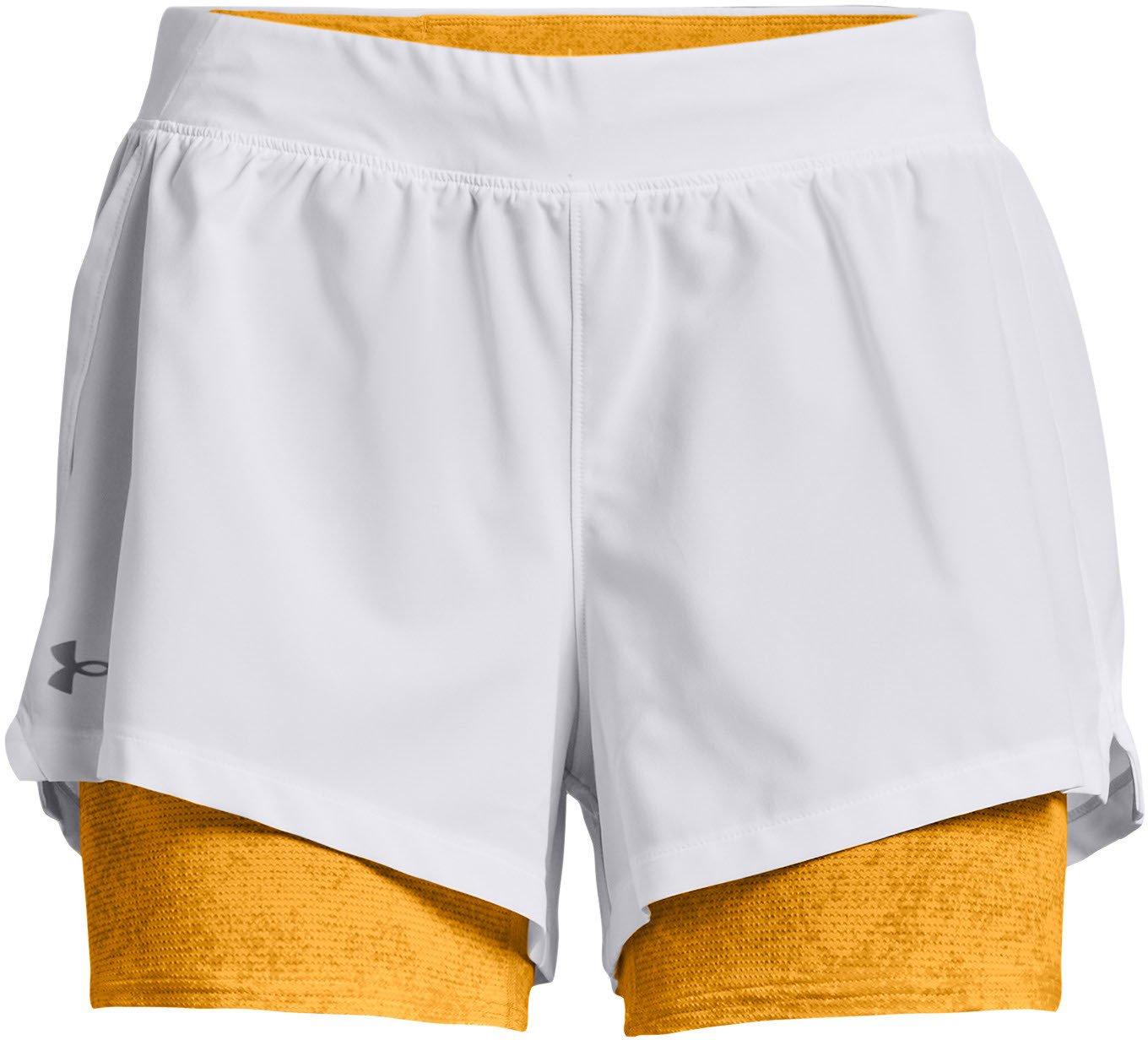 Under Armour Iso-Chill Run 2N1 Short-WHT XS