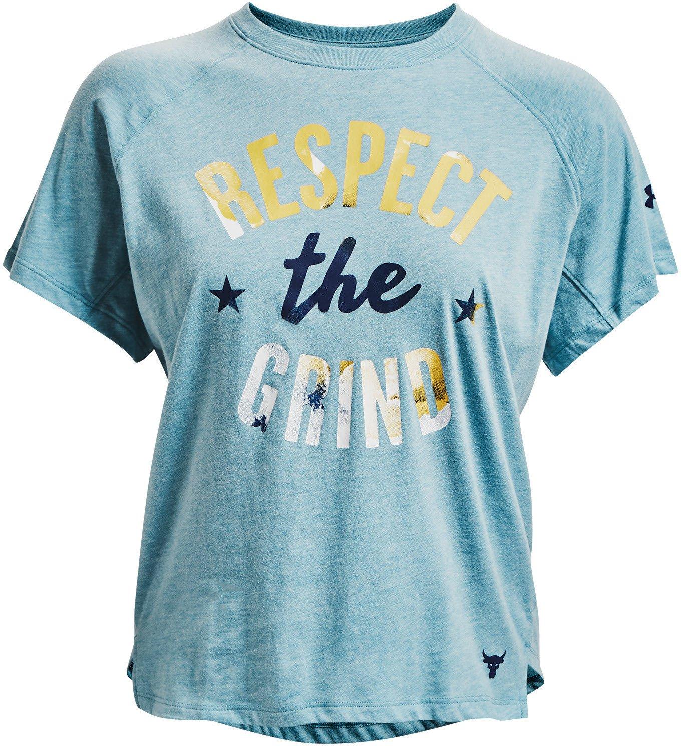 Under Armour Project Rock Respect SS-BLU S