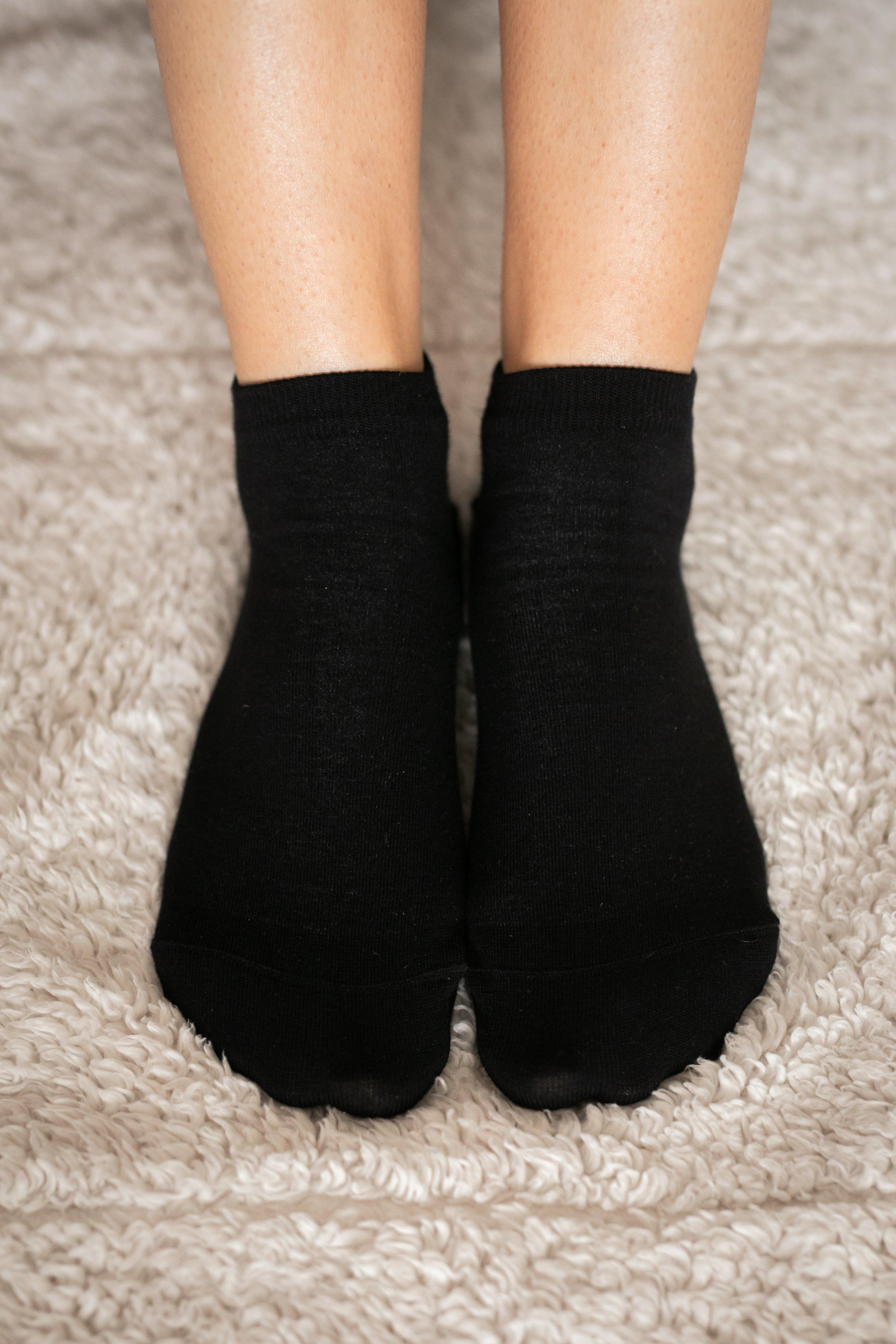 Be Lenka Barefoot socks short, Black 35-38