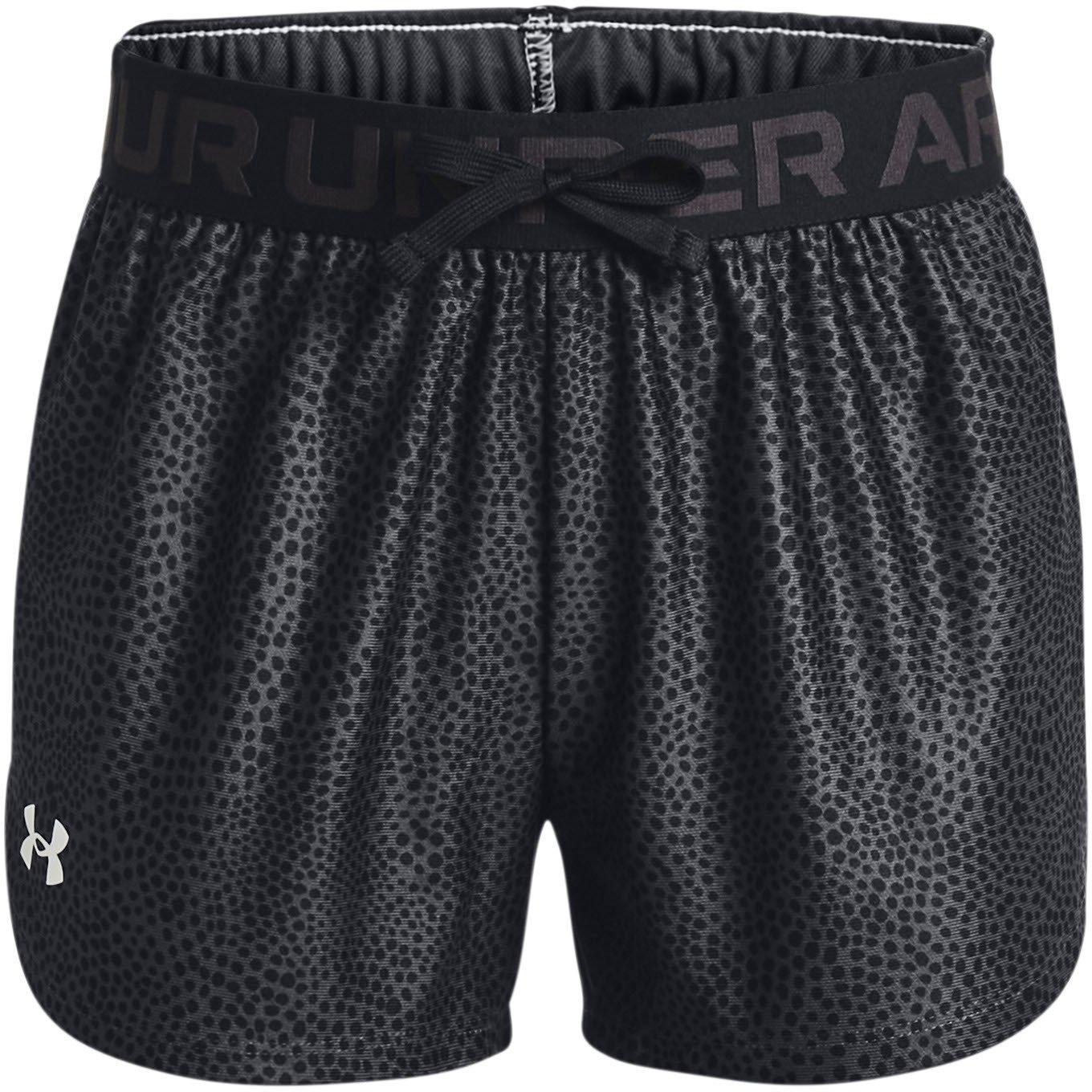 Under Armour Play Up Printed Shorts-BLK L