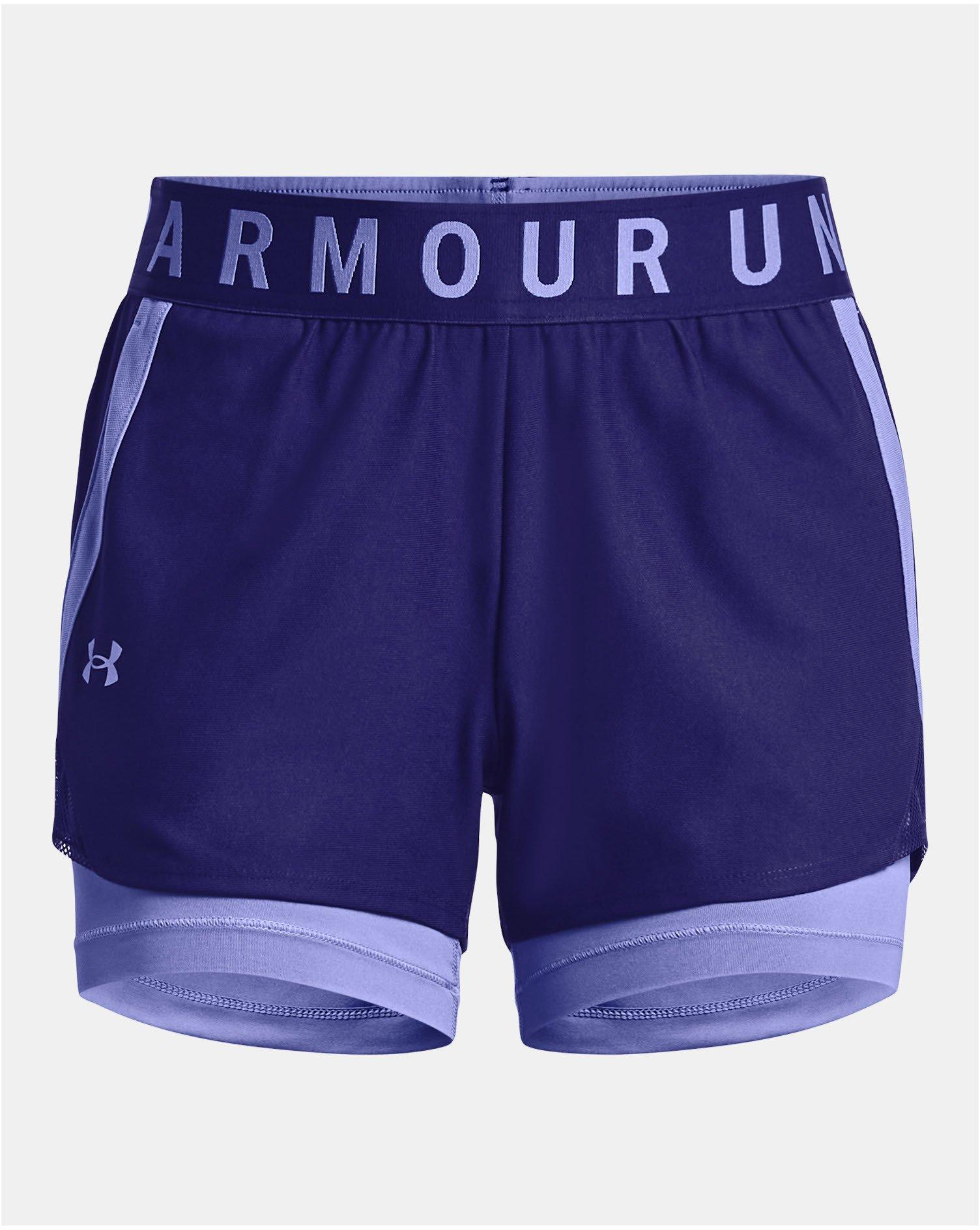 Under Armour Play Up 2-in-1 Shorts -BLU L