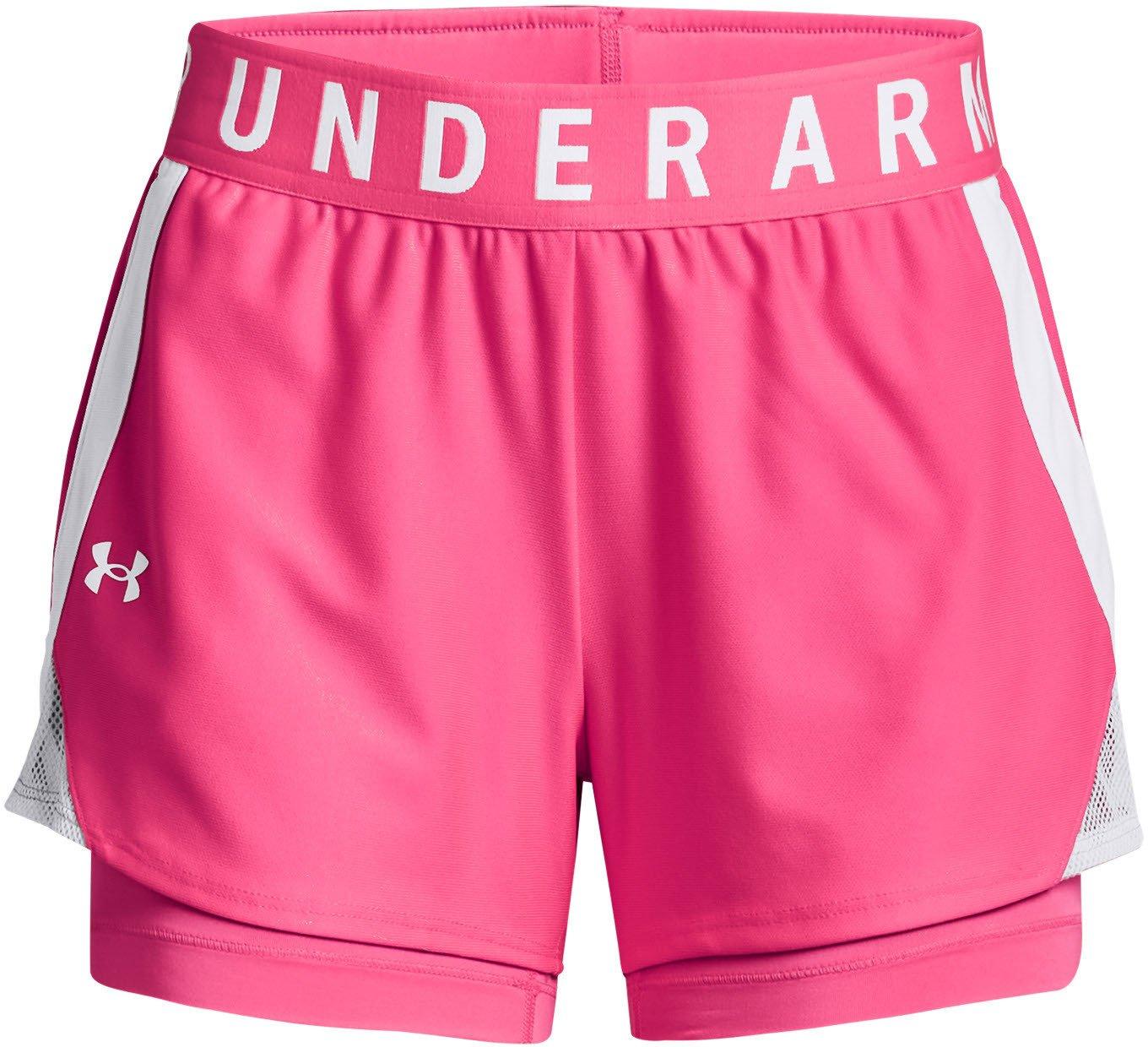 Under Armour Play Up 2-in-1 Shorts -PNK XXL