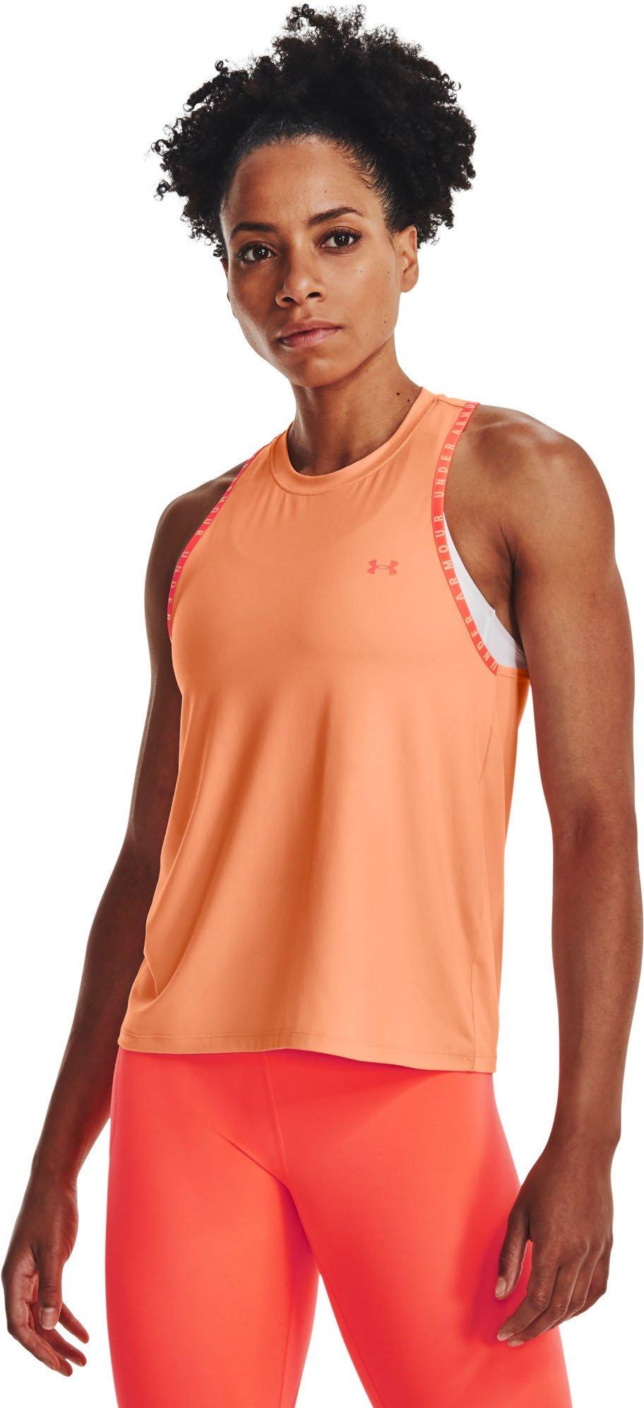 Under Armour Knockout Novelty Tank-ORG XS