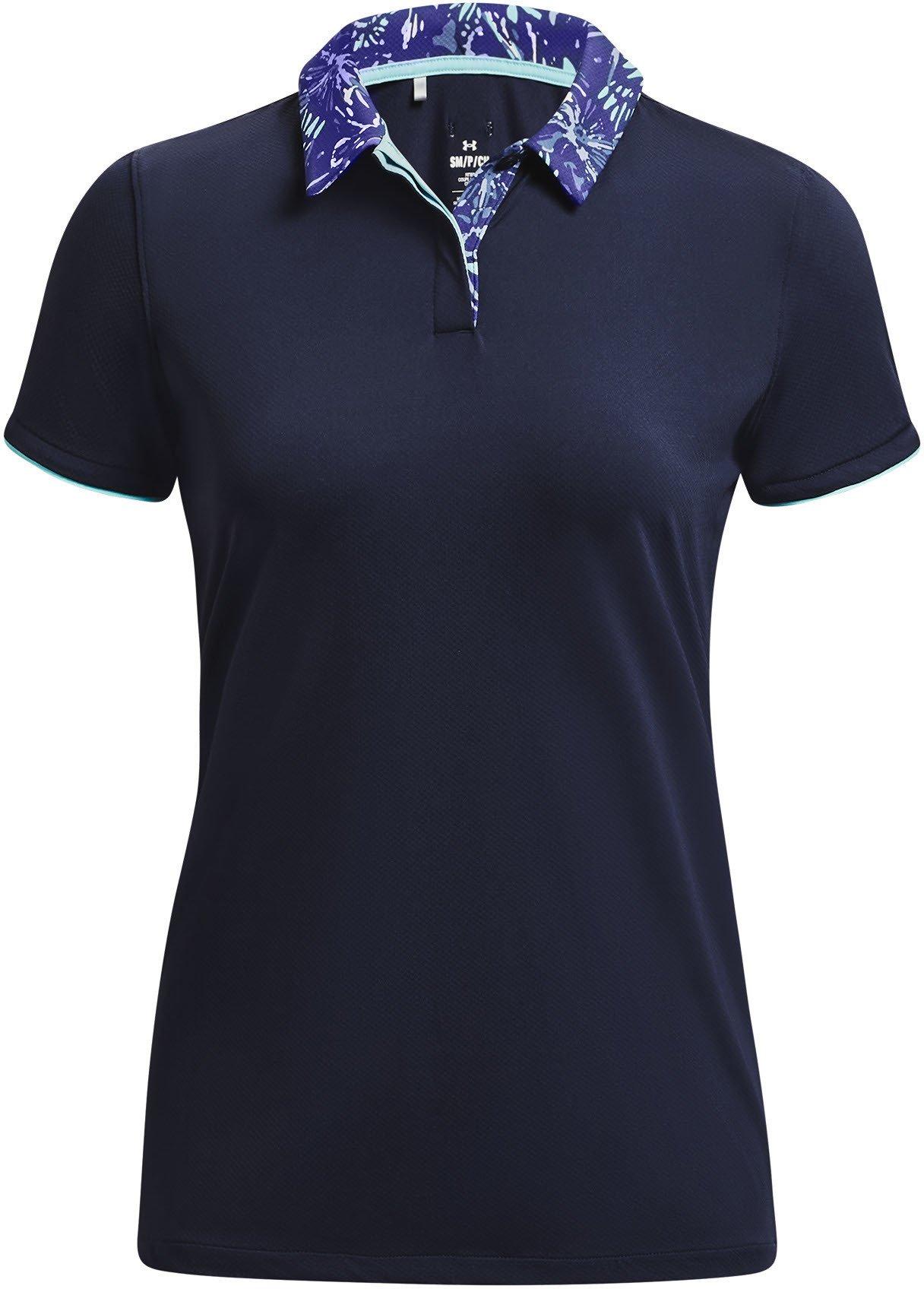 Under Armour Iso-Chill SS Polo-NVY XS
