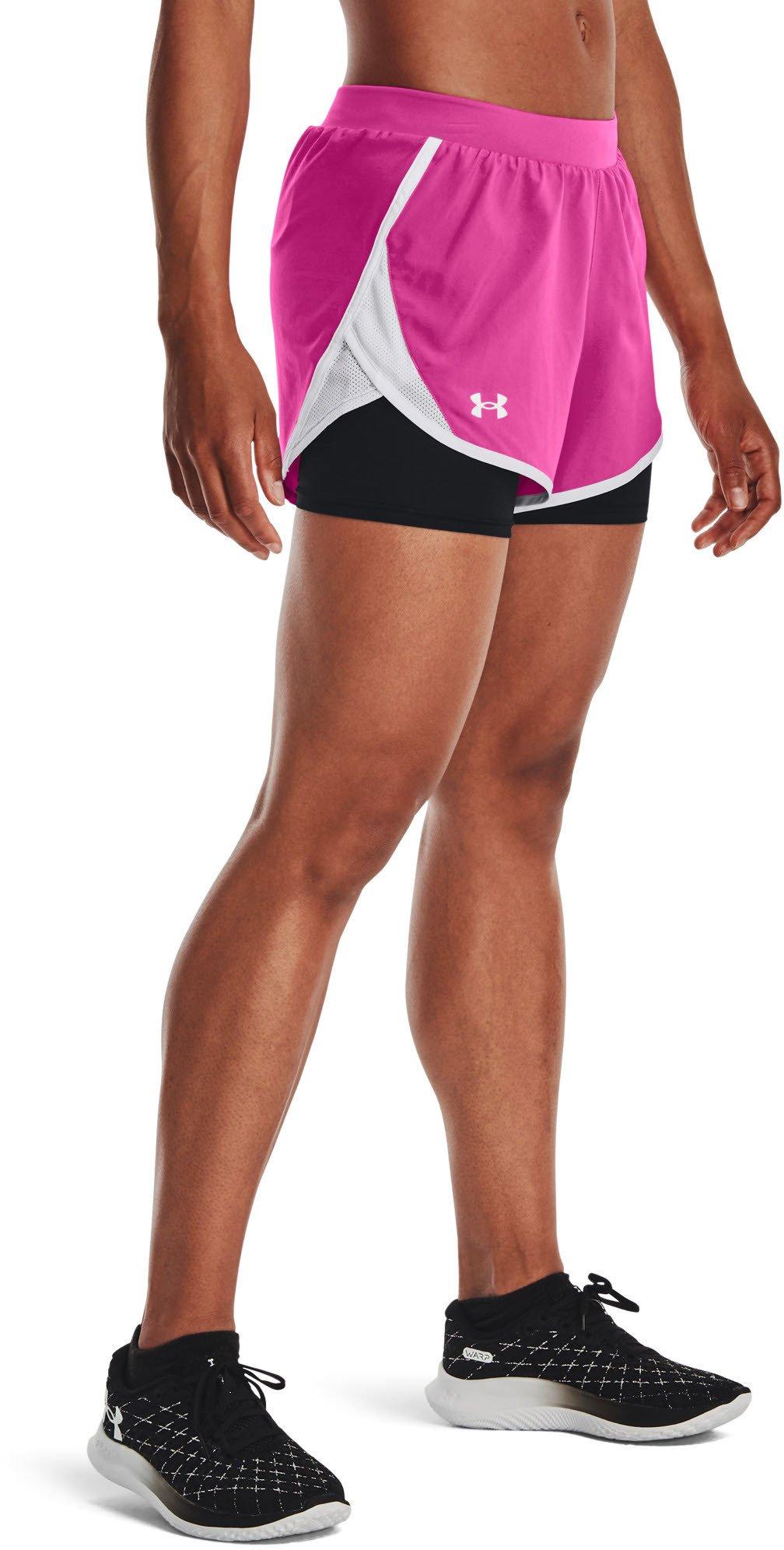 Under Armour Fly By 2.0 2N1 Short-PNK XL