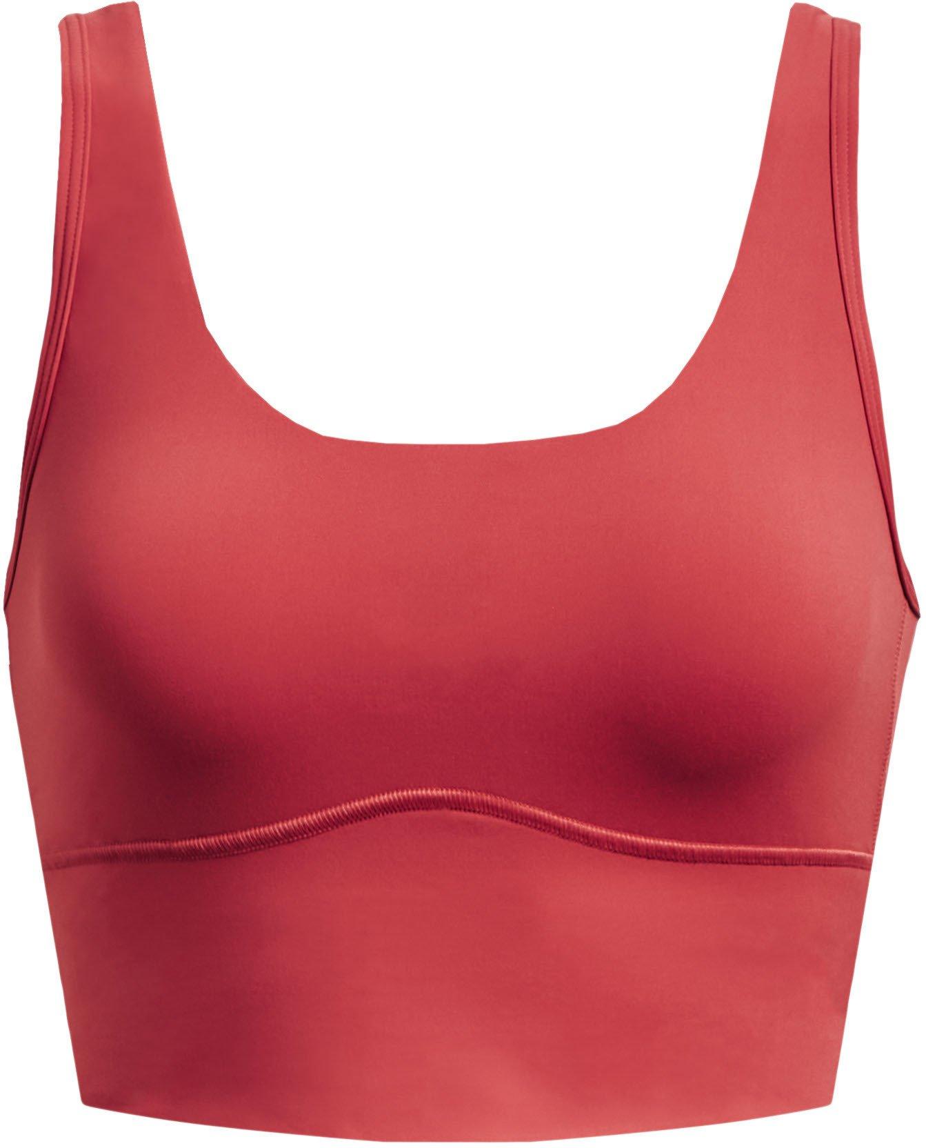 Under Armour Meridian Fitted Crop Tank-RED XS