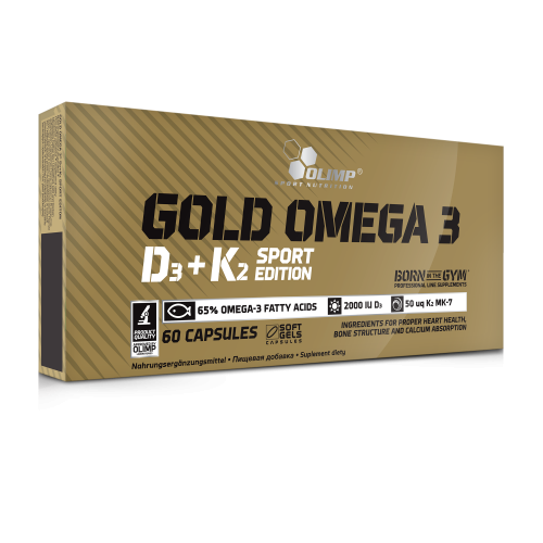 Olimp Gold Omega 3 D3+K2, 60kps