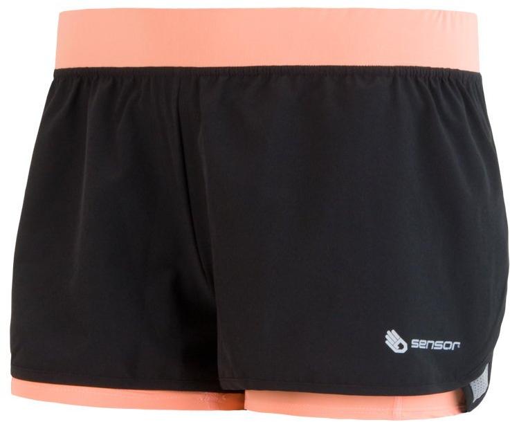 Sensor Trail dámské šortky černá/apricot XL